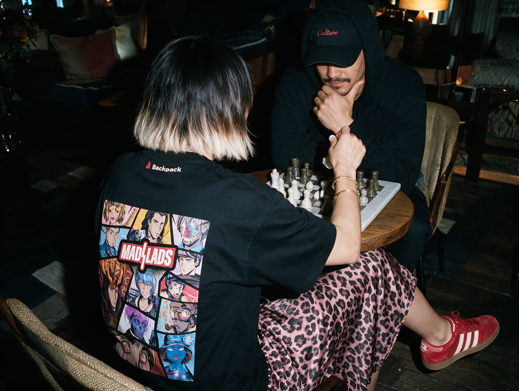 Backpack Mad Lads T-shirt with back print